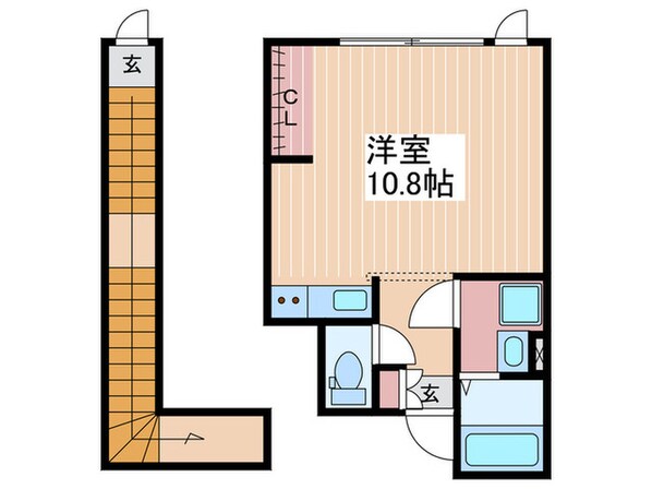 レーブハウス楽々園の物件間取画像